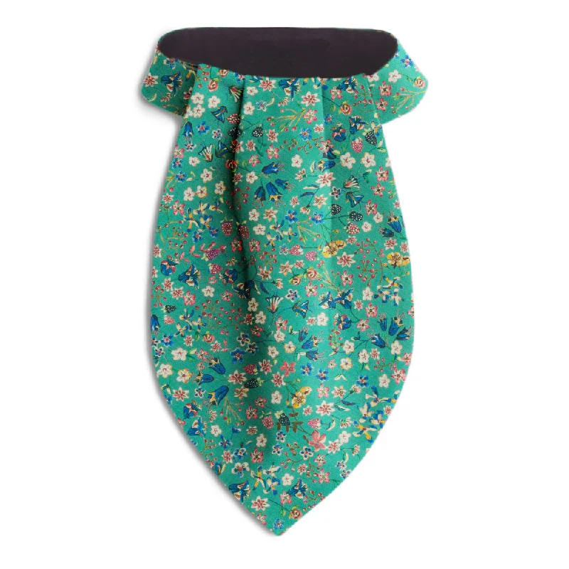 affordable silk wedding tie options for men-Buckingham (Liberty of London) - Ascots