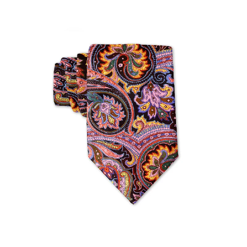 vibrant silk wedding tie colors for business wear-Ebony Harbor - Kids' Neckties