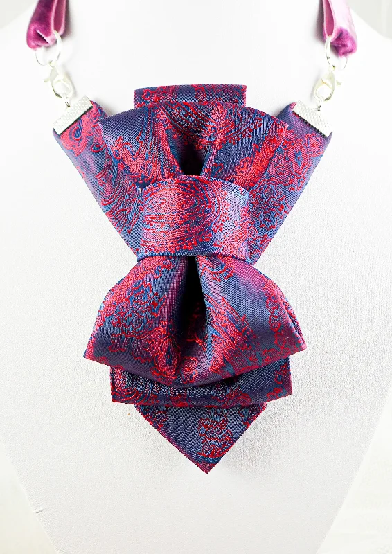 designer silk necktie patterns for office meetings-HOPPER TIE ELEGANT FOR LADIES