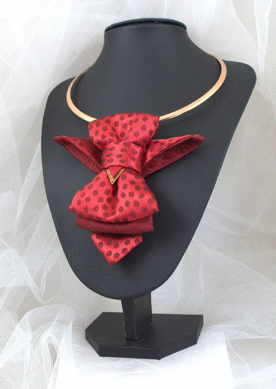 affordable silk necktie combinations for business events-HOPPER TIE RED BIRD FOR LADIES