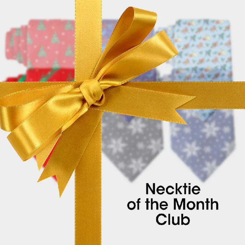 stylish silk necktie sets for office meetings-Necktie of the Month Club (6 months)