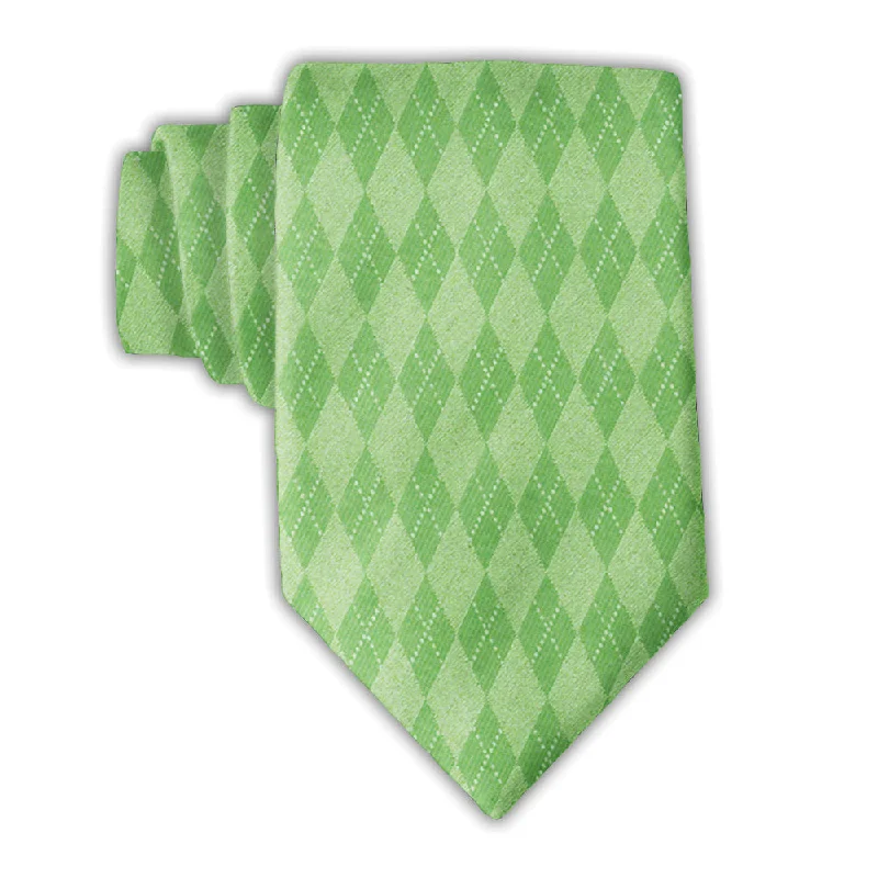 vibrant silk wedding necktie colors for office wear-Somerled Mint - Neckties