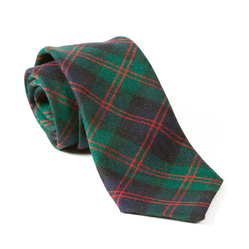 designer silk necktie options for office wear-100% Wool Tartan Neck Tie - Blair Modern