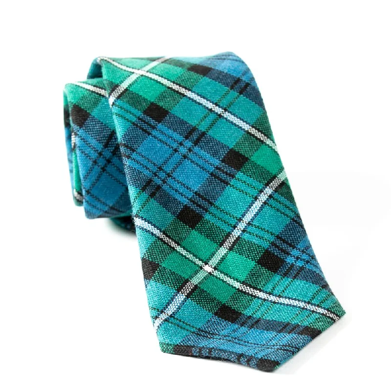 premium silk necktie styles for corporate meetings-100% Wool Tartan Neck Tie - Forbes Ancient