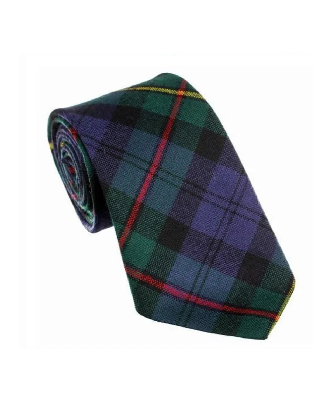 unique silk wedding necktie designs for men-100% Wool Tartan Neck Tie - MacEwan Modern