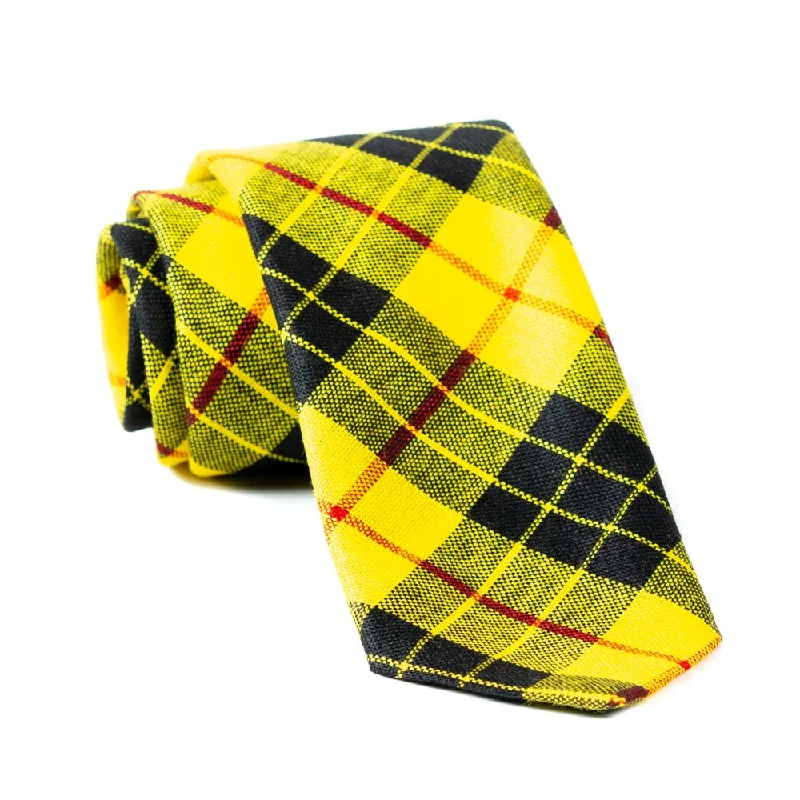 elegant silk necktie designs for business wear-100% Wool Tartan Neck Tie - MacLeod of Lewis Modern