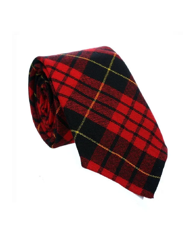 best silk wedding necktie designs for business wear-100% Wool Tartan Neck Tie - MacQueen Modern