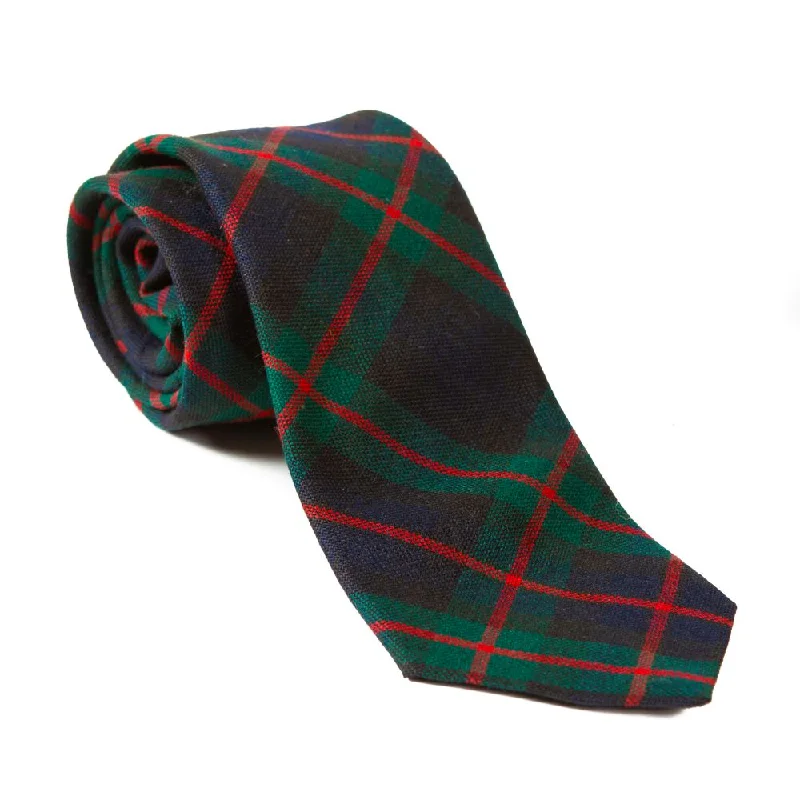 trendy silk necktie designs for weddings-100% Wool Tartan Neck Tie - Murray of Atholl Modern