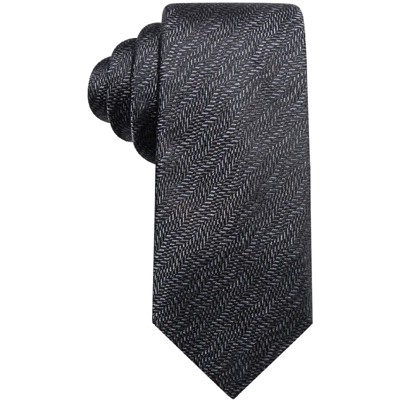 elegant silk necktie sets for corporate wear-Alfani Mens Abstract Self-Tied Necktie - One Size