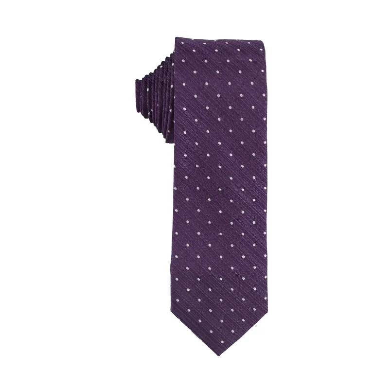 unique silk wedding necktie designs for men-Bar Iii Mens Canyon Dot Self-Tied Necktie - One Size