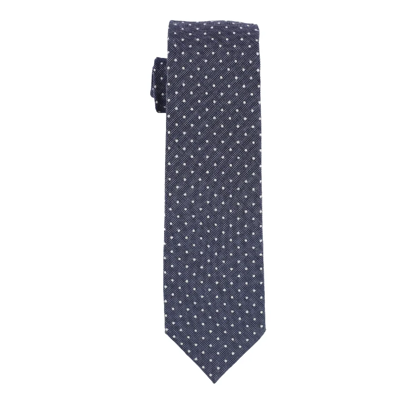 premium silk necktie options for office wear-Bar Iii Mens Dot Self-Tied Necktie - One Size