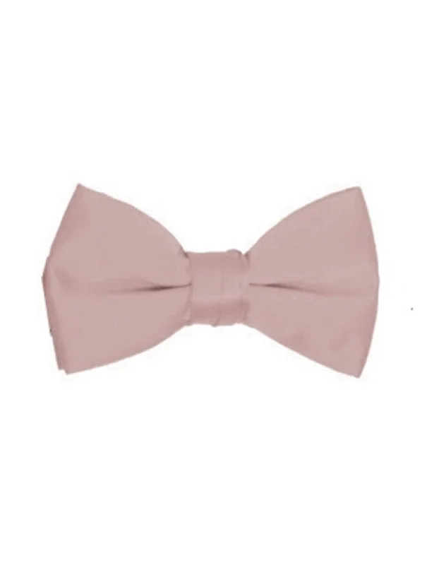 best silk necktie designs for corporate meetings-Dusty Rose Bow tie