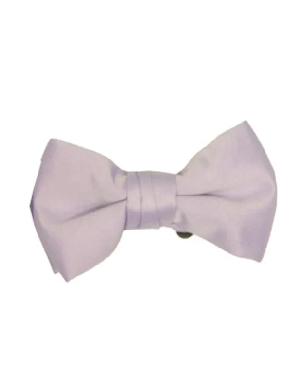 stylish silk necktie colors for weddings-Lilac Bow Tie