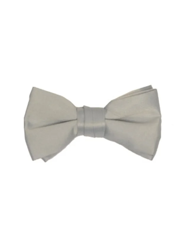 best silk wedding necktie options for men-Sand Beige Bow Tie