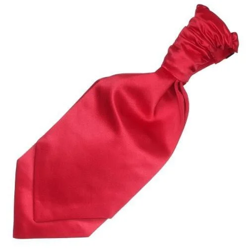 affordable designer silk necktie combinations-Boys Ruche Tie - Various Colours