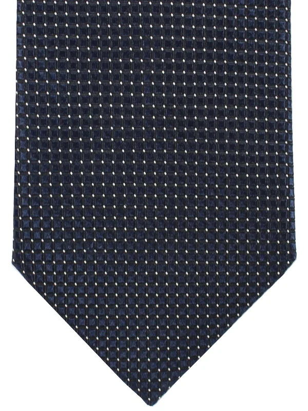 stylish silk necktie ideas for wedding events-Ermenegildo Zegna Silk Tie Black Dark Blue Silver SALE