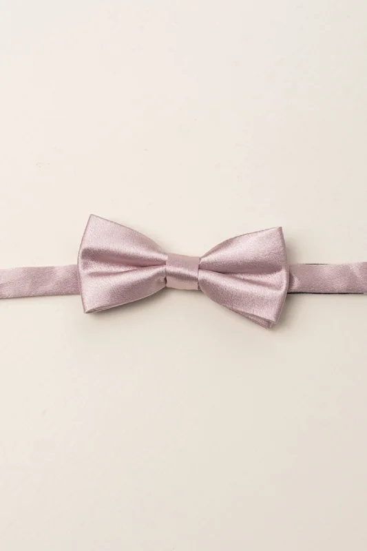 stylish silk wedding necktie options for men-Baby Boys Henry Bow Tie in Blush