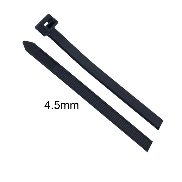 trendy silk necktie combinations for corporate events-CC8CT100 - CABLE TIE BLK 8IN 60LB WIDTH 4.5MM (100 pcs/pkg)