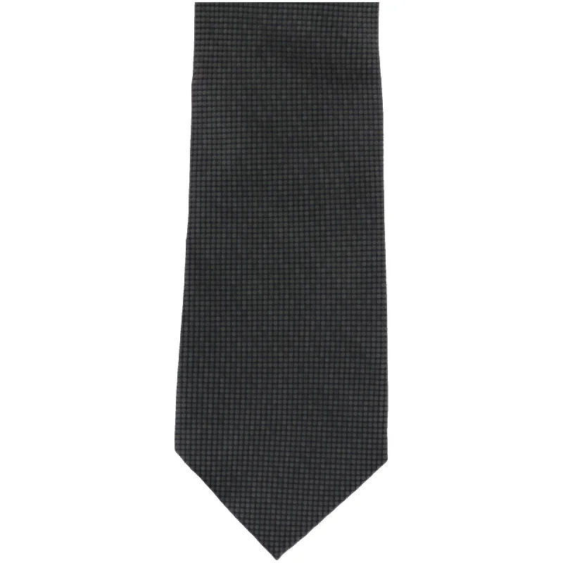 classic silk wedding necktie patterns for men-Kenneth Cole Mens Dotted Pre-tied Neck Tie, Black, One Size - One Size