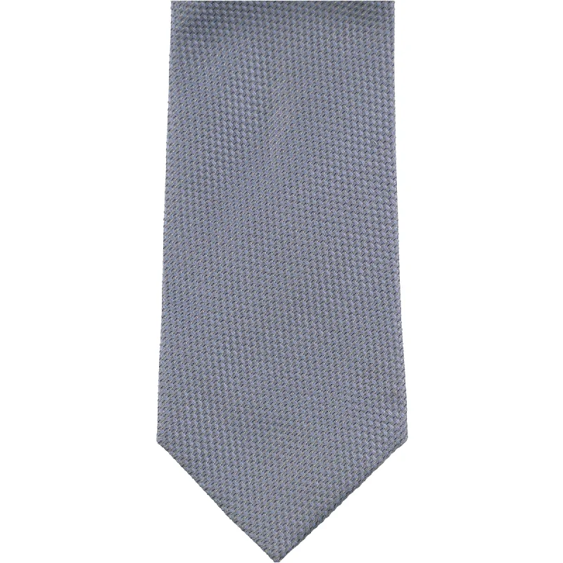 affordable silk necktie combinations for business events-Kenneth Cole Mens Textured Silk Self-tied Necktie, Blue, One Size - One Size