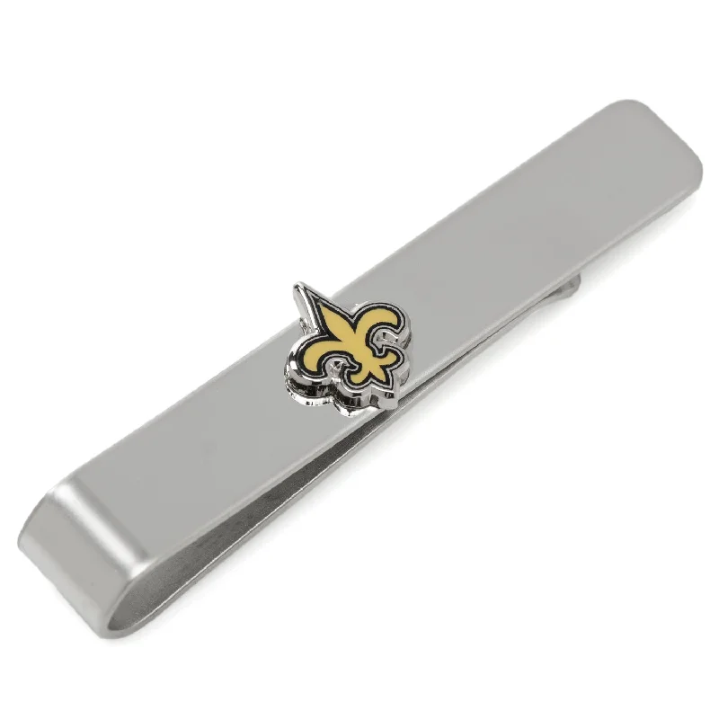 best silk necktie ideas for corporate wear-New Orleans Saints Tie Bar