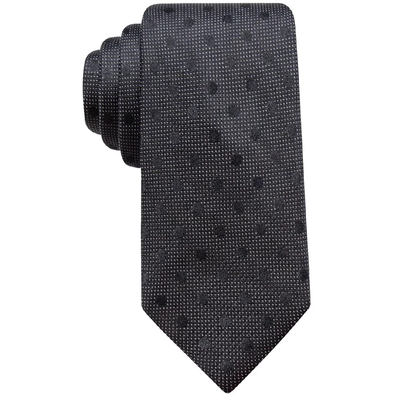 elegant silk necktie sets for business events-Ryan Seacrest Mens Dot Self-Tied Necktie - One Size