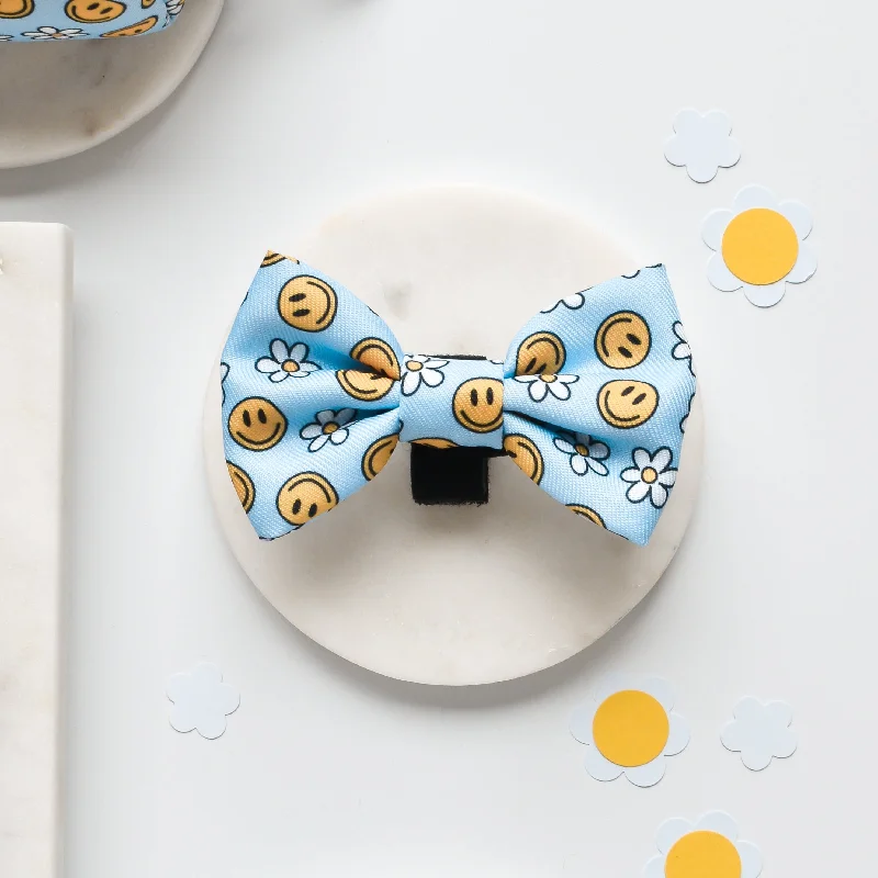 best silk necktie designs for corporate meetings-Smiley Pawty Tent Bow Tie