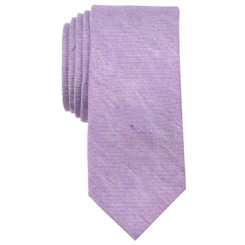 stylish silk necktie sets for corporate wear-Tallia Mens Slim Self-Tied Necktie - One Size