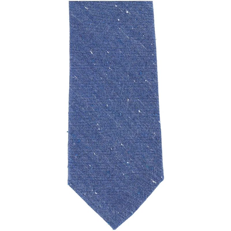 luxury silk necktie sets for business events-The Men's Store Mens Chesire Self-tied Necktie, Blue, One Size - One Size