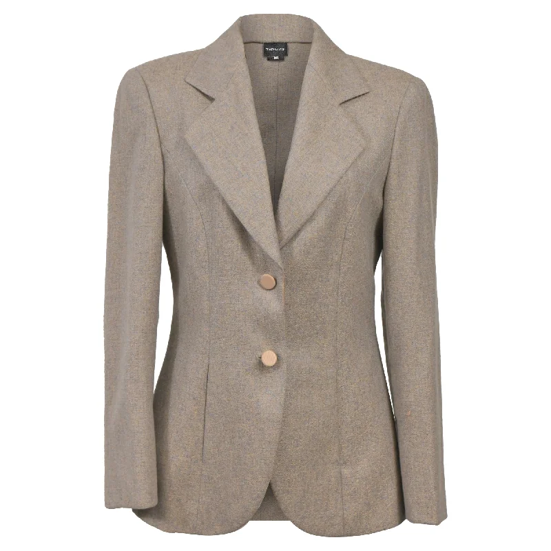 Men's luxury tuxedo for black tie event -Giorgio Armani Single-Breasted Blazer in Beige Cashmere