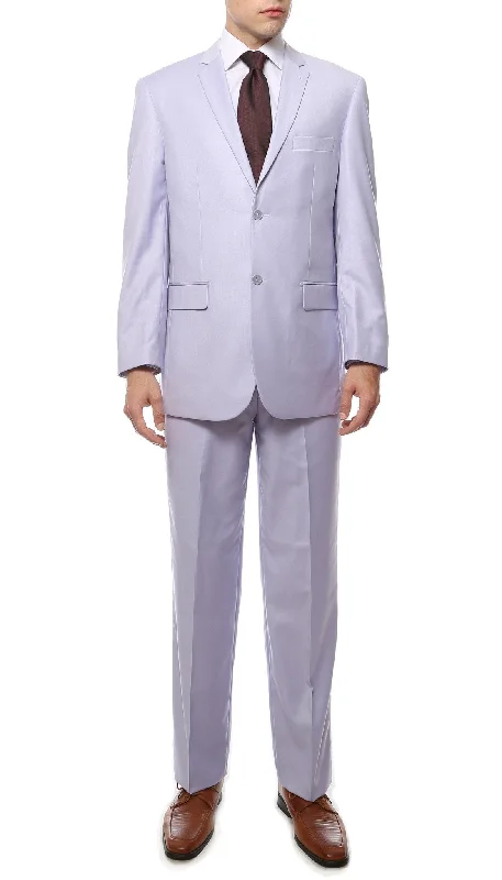 Men's designer tuxedo for formal office dinner -Premium FE28001 Lilac Regular Fit Suit