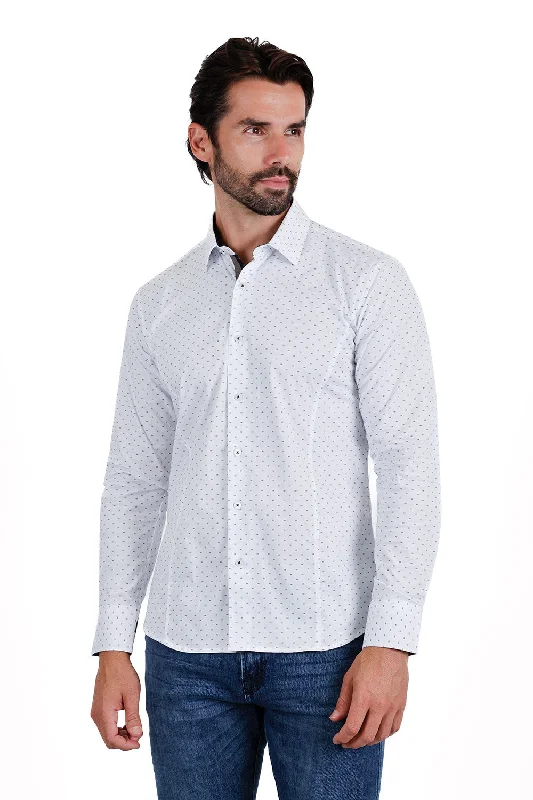 Men’s soft cotton plaid shirt for business casual wear -Diverting Vogue Long Sleeve Shirt