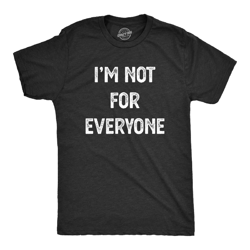 Men’s business-ready plaid shirt for work functions -I'm Not For Everyone Men's T Shirt