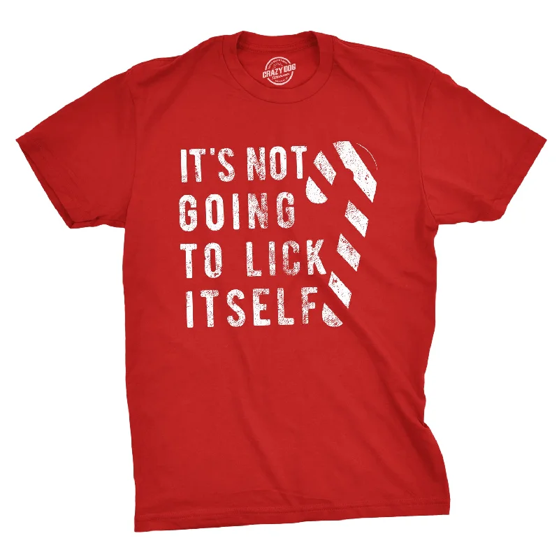 Men’s casual plaid shirt for casual Fridays -It's Not Going To Lick Itself Men's T Shirt