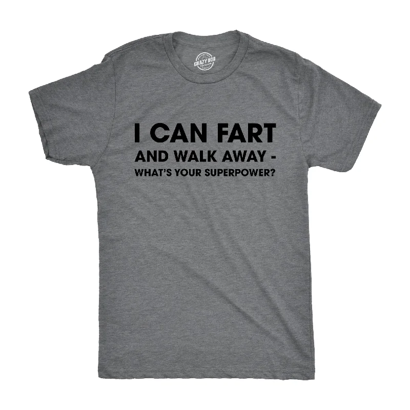 Men’s plaid shirt for work networking and social functions -I Can Fart and Walk Away What’s Your Superpower Men's T Shirt