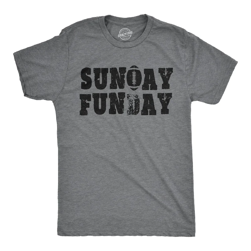 Men’s plaid shirt for work events and conferences -Sunday Funday Vintage Football Men's T Shirt