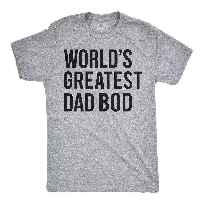 Men’s plaid shirt for corporate team-building events -World's Greatest Dad Bod Men's T Shirt